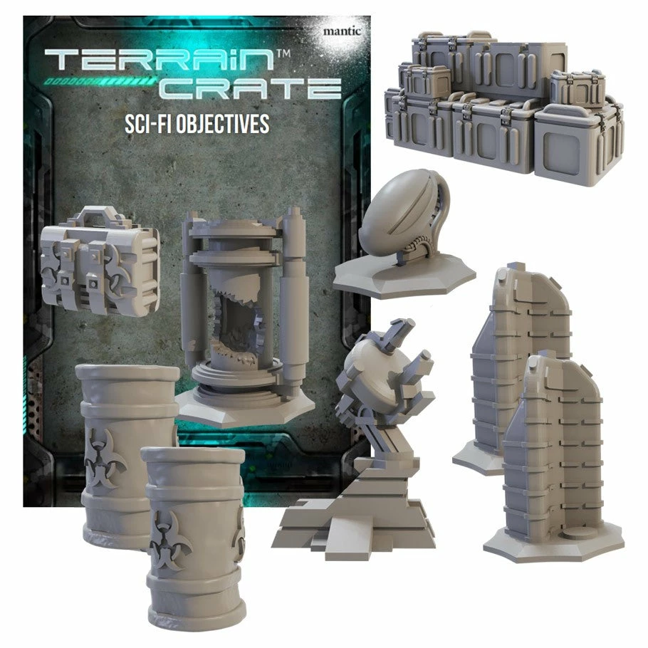 MANTIC ENTERTAINMENT TerrainCrate: Sci-fi Objectives Miniatures Game Miniature Games 3 MANTIC ENTERTAINMENT TerrainCrate: Sci-fi Objectives Miniatures Game Miniature Games
