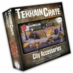 MANTIC ENTERTAINMENT Terrain Crate: City Accessories Miniatures Game Miniature Games