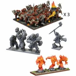 MANTIC ENTERTAINMENT Kings Of War 3rd Edition: Salamander Mega Army Miniatures [Pre-order]