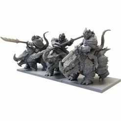 MANTIC ENTERTAINMENT Kings Of War 3rd Edition: Rhinosaur Cavalry Regiment Miniatures [Pre-order]