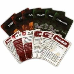 MANTIC ENTERTAINMENT The Walking Dead: All Out War The Kingdom Teamwork And Event Card Expansion Miniature Game