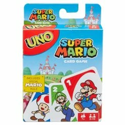 MATTEL, INC. Non-Collectible Card Games UNO Super Mario Brothers Card Game
