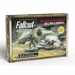 MODIPHIUS ENTERTAINMENT Miniature Games Fallout: Wasteland Warfare: Ed-E, Rex & Veronica Miniatures Game [Pre-order]