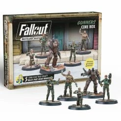 MODIPHIUS ENTERTAINMENT Miniature Games Fallout: Wasteland Warfare: Gunners Core Box Miniatures Game
