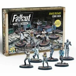 MODIPHIUS ENTERTAINMENT Miniature Games Fallout: Wasteland Warfare: Railroad Core Box Miniatures Game