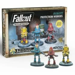 MODIPHIUS ENTERTAINMENT Fallout: Wasteland Warfare: Robots Protectron Workers Miniatures Game