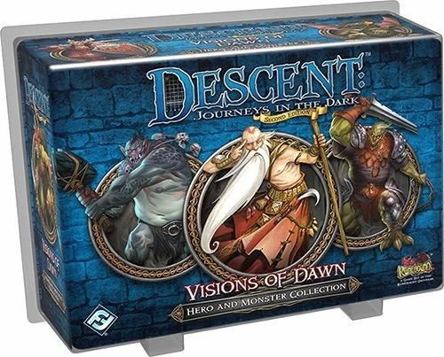 Fantasy Flight Games Descent: Journeys In The Dark: Visions Of Dawn: Hero And Monster Collection Expansion 3 Fantasy Flight Games Descent: Journeys In The Dark: Visions Of Dawn: Hero And Monster Collection Expansion