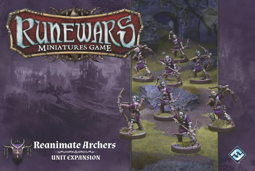 FANTASY FLIGHT GAMES Runewars: Reanimate Archers Unit Expansion Miniatures Game 3 FANTASY FLIGHT GAMES Runewars: Reanimate Archers Unit Expansion Miniatures Game