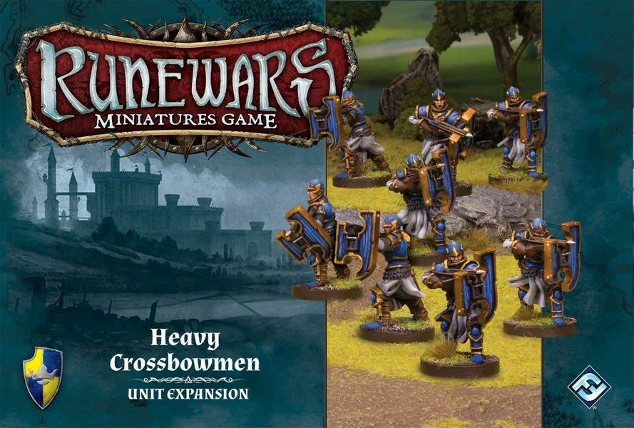 FANTASY FLIGHT GAMES Runewars: Heavy Crossbowmen Unit Expansion Miniatures Game 3 FANTASY FLIGHT GAMES Runewars: Heavy Crossbowmen Unit Expansion Miniatures Game
