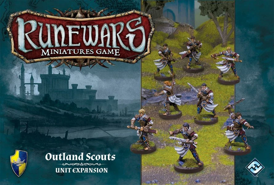 FANTASY FLIGHT GAMES Runewars: Outland Scouts Unit Expansion Miniatures Game 3 FANTASY FLIGHT GAMES Runewars: Outland Scouts Unit Expansion Miniatures Game