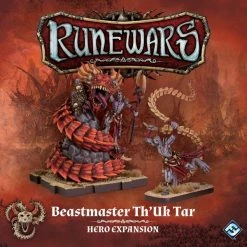 FANTASY FLIGHT GAMES Runewars: Beastmaster Th'Uk Tar Hero Expansion Miniatures Game