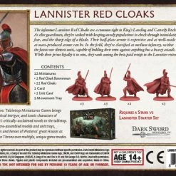 CMON Miniature Games A Song Of Ice And Fire: Lannister Red Cloaks Miniature Game