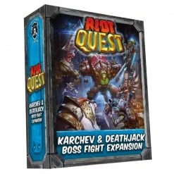 PRIVATEER PRESS Riot Quest: Karchev & Deathjack Boss Fight Expansion (Malignant Fusion) Miniatures Game [Pre-order]