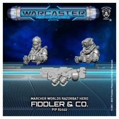 PRIVATEER PRESS Miniature Games Warcaster Neo-Mechanika: Marcher Worlds Razorbat Hero - Fiddler & Co. Miniatures [Pre-order]