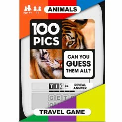 Poptacular 100 PICS Animals Card Game