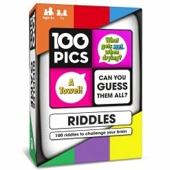Poptacular 100 PICS Riddles Card Game Non-Collectible Card Games