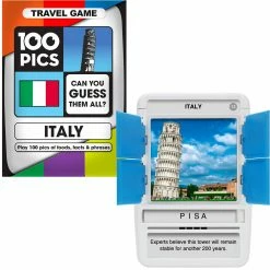 Poptacular 100 PICS Italy Card Game Non-Collectible Card Games
