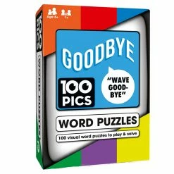 Poptacular 100 PICS Word Puzzles Card Game