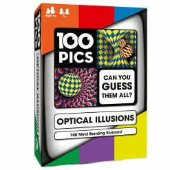 Poptacular 100 PICS Optical Illusions Card Game