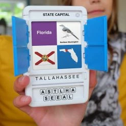 Poptacular 100 PICS US States And Capitals Card Game Non-Collectible Card Games