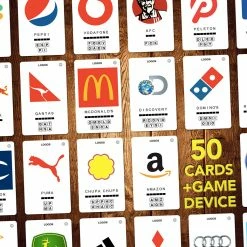 Poptacular 100 PICS Logo Quiz Card Game