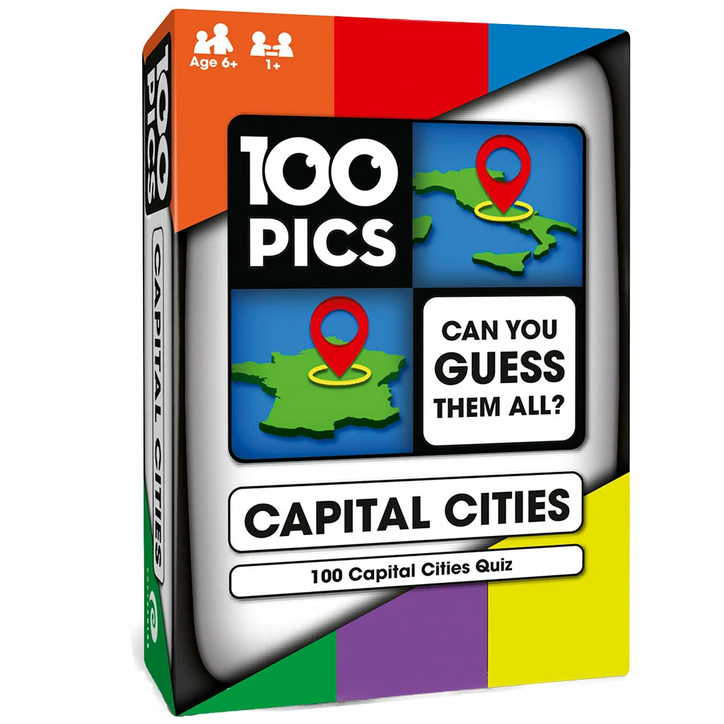 Poptacular 100 PICS Capital Cities Card Game 3 Poptacular 100 PICS Capital Cities Card Game