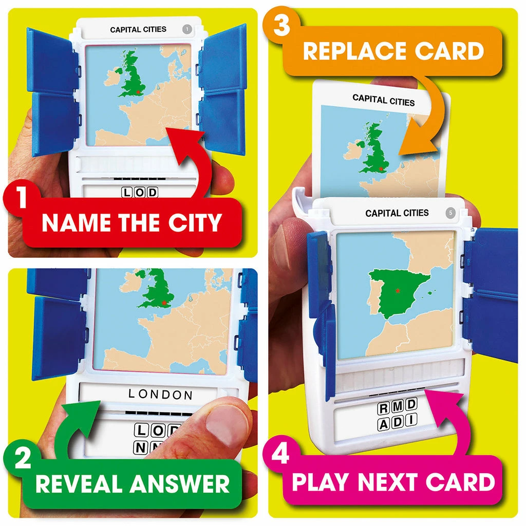 Poptacular 100 PICS Capital Cities Card Game 4 Poptacular 100 PICS Capital Cities Card Game