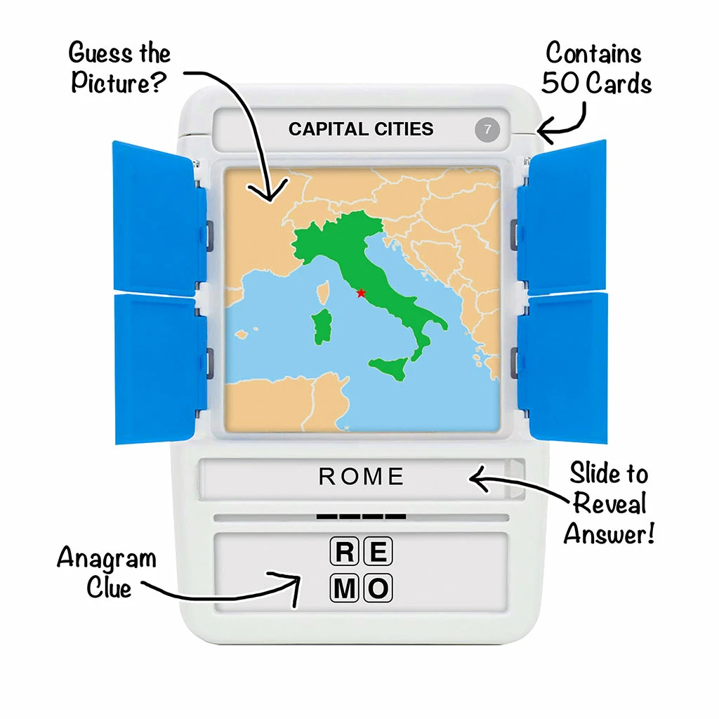 Poptacular 100 PICS Capital Cities Card Game 5 Poptacular 100 PICS Capital Cities Card Game