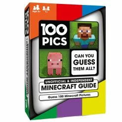 Poptacular 100 PICS Unofficial Minecraft Card Game Non-Collectible Card Games
