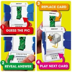 Poptacular 100 PICS Unofficial Minecraft Card Game Non-Collectible Card Games