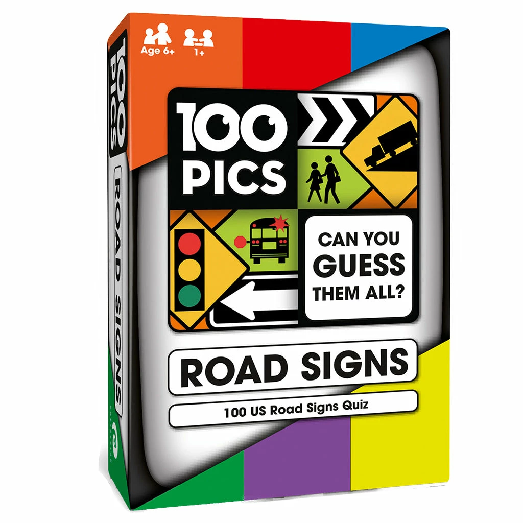 Poptacular 100 PICS US Road Signs Card Game 3 Poptacular 100 PICS US Road Signs Card Game