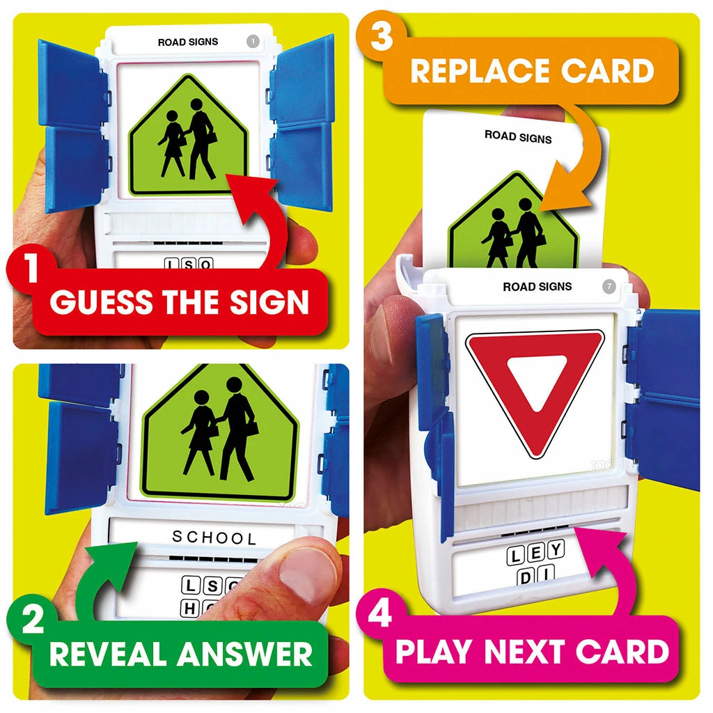 Poptacular 100 PICS US Road Signs Card Game 4 Poptacular 100 PICS US Road Signs Card Game