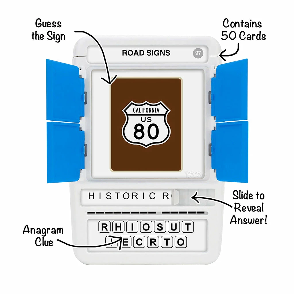 Poptacular 100 PICS US Road Signs Card Game 5 Poptacular 100 PICS US Road Signs Card Game