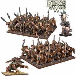 MANTIC ENTERTAINMENT Miniature Games Kings Of War 3rd Edition: Ratkin Army Miniatures
