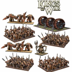 MANTIC ENTERTAINMENT Kings Of War 3rd Edition: Ratkin Mega Army Miniatures Miniature Games