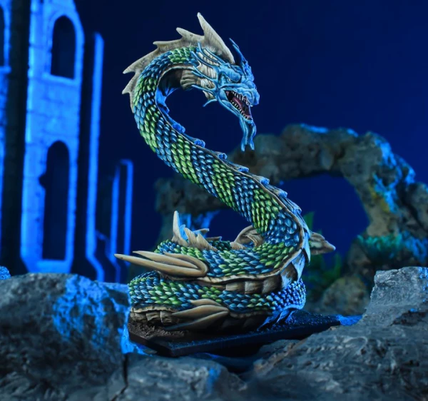 MANTIC ENTERTAINMENT Kings Of War 3E: Trident Realm Knucker Miniatures Miniature Games 3 MANTIC ENTERTAINMENT Kings Of War 3E: Trident Realm Knucker Miniatures Miniature Games