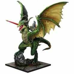 MANTIC ENTERTAINMENT Kings Of War 3E: Elf Lord On Drakon Miniatures Miniature Games