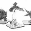 PRIVATEER PRESS Monsterpocalypse: Destroyers Alternate Elite Units - Dervish, Vanguard, And Mollock Brute Miniatures