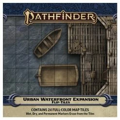 PAIZO, INC. The Pathfinder 2E: Flip-Tiles: Urban Waterfront Expansion RPG Accessories