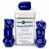 ROLE 4 INITIATIVE Opaque Dark Blue With White Numbers: 7pcs Dice Set 1 ROLE 4 INITIATIVE Opaque Dark Blue With White Numbers: 7pcs Dice Set