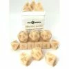ROLE 4 INITIATIVE Marble Latté With White 15pcs Dice Set [Pre-order]