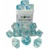 ROLE 4 INITIATIVE Diffusion Glacier With Arch'd4 & Balance'd20 15pcs Dice Set Dice Sets