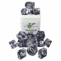 ROLE 4 INITIATIVE Dice Sets Diffusion Lich With Arch'd4 & Balance'd20 15pcs Dice Set