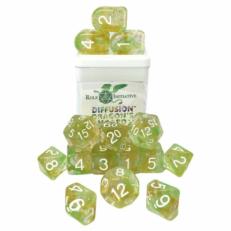 ROLE 4 INITIATIVE Diffusion Dragon's Hoard: 15-Set Dice Dice Sets 3 ROLE 4 INITIATIVE Diffusion Dragon's Hoard: 15-Set Dice Dice Sets