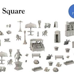 MANTIC ENTERTAINMENT TerrainCrate: Town Square Miniatures Game
