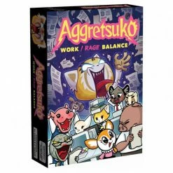 Renegade Game Studios Aggretsuko Work/Rage Balance Card Game