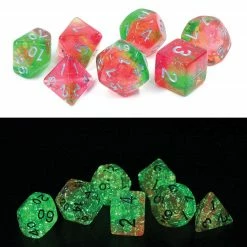 Sirius Dice Dice Sets Lotus Glowworm Dice Set