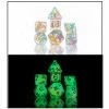 SIRIUS DICE Lucky Charm Glowworm 7pcs Dice Set 1 SIRIUS DICE Lucky Charm Glowworm 7pcs Dice Set