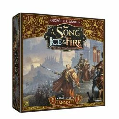CMON Miniature Games A Song Of Ice And Fire: Lannister Starter Set Miniatures Game