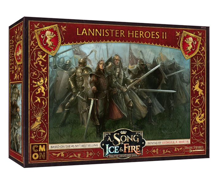 CMON Miniature Games A Song Of Ice & Fire: Lannister Heros #2 Expansion Miniatures Game 3 CMON Miniature Games A Song Of Ice & Fire: Lannister Heros #2 Expansion Miniatures Game